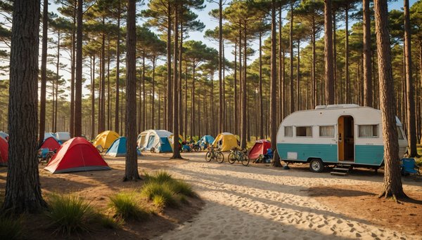Lacanau une référence pour les vacances en camping sur la côte