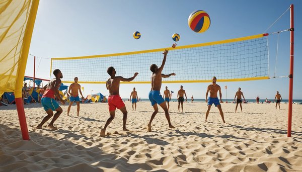 Le beach-volley, le sport à ne pas manquer lors d'un camping en bord de mer