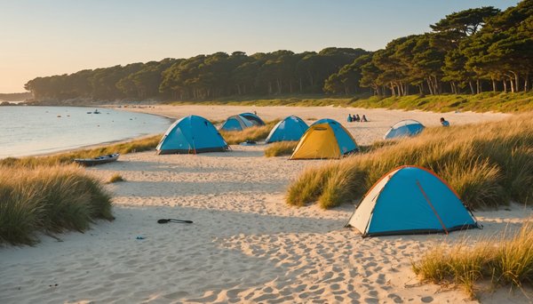 Explorer les meilleures activités de camping en bord de mer dans le Morbihan, France