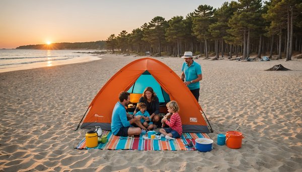 Camping familial au bord de la mer à Saint-Cyprien