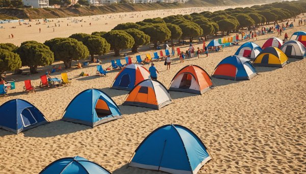 Comment expliquer le succès des plages proches des campings du Cap d'Agde ?