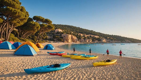 Quels sports pratiquer dans les campings à la mer à Saint Maxime ?