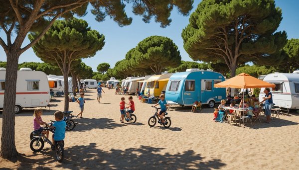 Quel camping familial près de la plage de Rochelongue au Cap d'Agde choisir ?