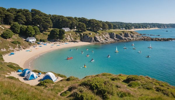 Quels sont les sports nautiques à pratiquer dans les campings à Damgan à la mer dans le Morbihan ?
